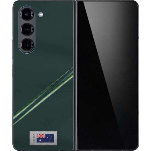 Australia Soccer Flag Galaxy Z Fold5 5G Skin